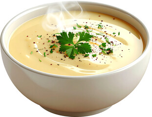 Soup 3D PNG Transparent Background (Isolated on White Background)