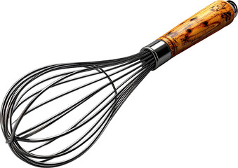 Whisk 3D PNG Transparent Background (Isolated on White Background)