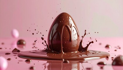 iron on pink background