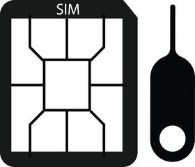 Nano sin card and sim ejector tool  mobile phone accessories