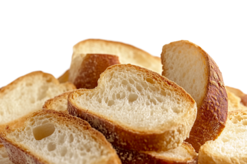 Bakery Baguette Isolated on Transparent Background