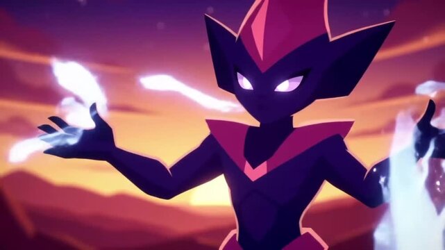 Animated figure with mystic abilities