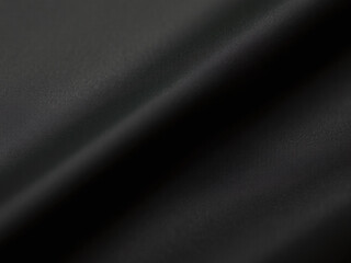 Fototapeta premium Close up of a smooth black fabric
