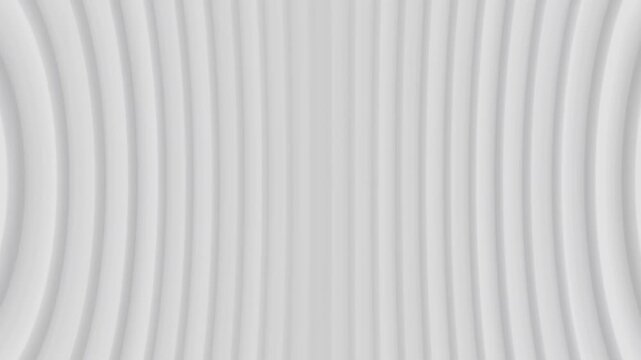 White vertical ribbed texture with curved perspective background
