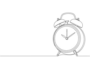 alarm clock isolated on white