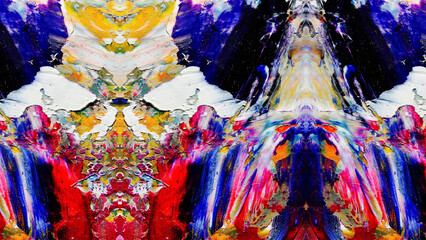 Abstract art background . Hand painting artwork on canvas .