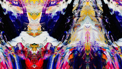 Abstract art background . Hand painting artwork on canvas .