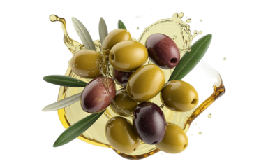olives and olive branch
