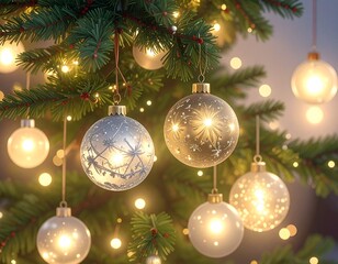 Generated imageof Christmas tree