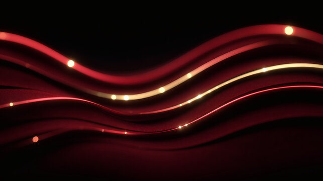Abstract Dynamic Flowing Lines with Light Effects