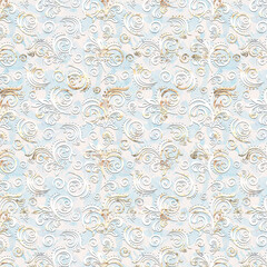 colorful damask seamless backgrounds for digital textile prints.