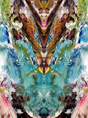 Abstract art background . Hand painting artwork on canvas .