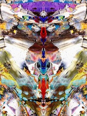 Abstract art background . Hand painting artwork on canvas .