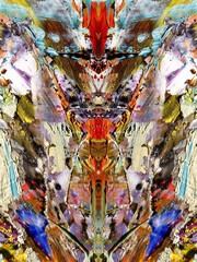 Abstract art background . Hand painting artwork on canvas .