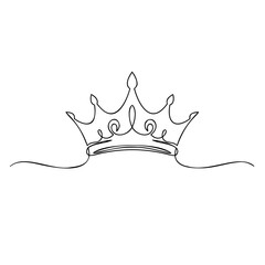 vector illustration of a crown