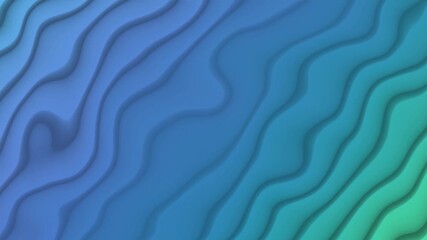 Topographic Contour Lines in Blue and Green Gradient abstract background - Powered by Adobe