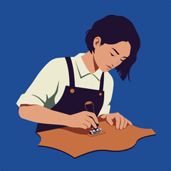 Artisan stamps leather