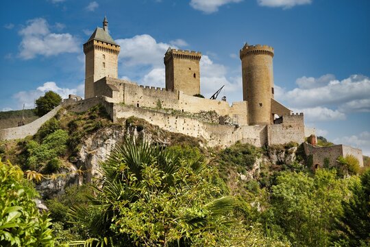 Le ch&acirc;teau de Foix en Ari&egrave;ge, France