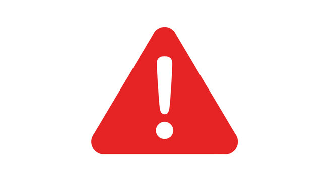 Important Warning Sign Symbol Demonstrating Potential Danger Or Urgent Alert Necessitating Immediate Attention And Careful Consideration For Safety
