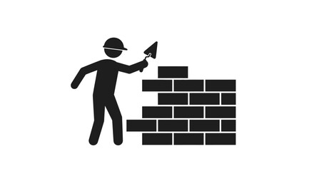 A man standing on a wall