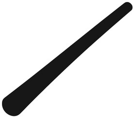 Drumstick Silhouette Vector | Percussion Instrument Illustration