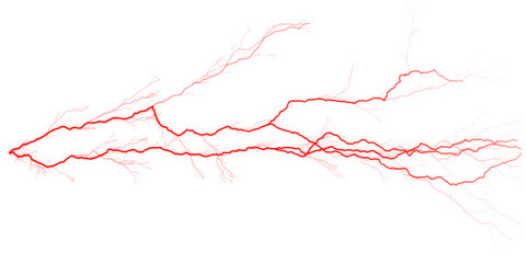 Lightning bolt, Lightning, electric lightning bolt strike, lightning bolt strike set. Thunderstorm or light effect on PNG and White Background