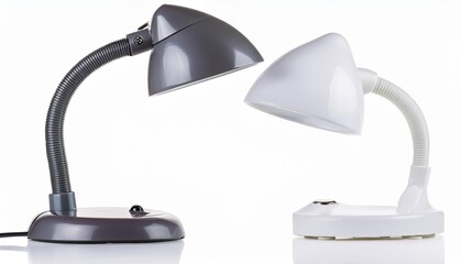 desk lamp isolated on white background