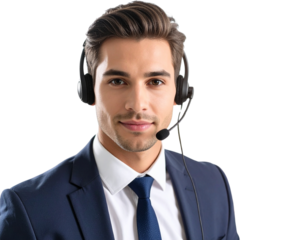  Customer Service Specialist – Desk Worker in Communication Role PNG