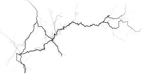 Lightning bolt, Lightning, electric lightning bolt strike, lightning bolt strike set. Thunderstorm or light effect on PNG and White Background