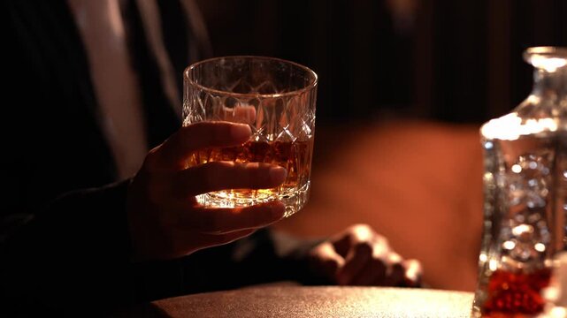 whiskey, for a friendly party in a bar or a restaurant.