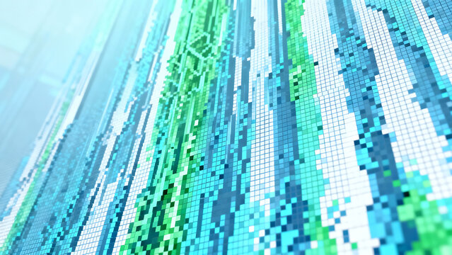 Pixel Art Heat Map Cascading in a Neural Network