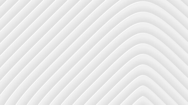 Diagonal White Layered Lines Background with Smooth Curves and Soft Shadows image photo