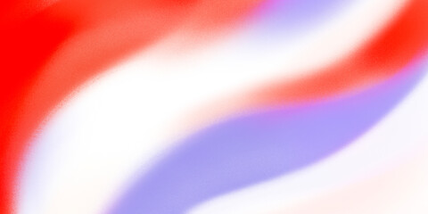 Abstract colorful wave background with grain texture.  Hand-drawn unique banner.