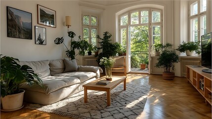 Minimalist home corner decor high resolution image