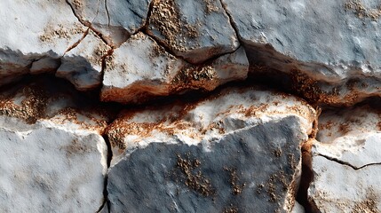 Natural earth fracture surface detail high resolution image
