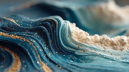 Stunning artistic water wave textured artwork high resolution image