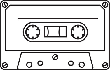 Obraz premium Audio cassette tape