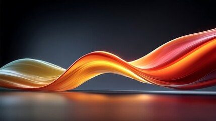 Vibrant abstract flowing wave design high resolution image
