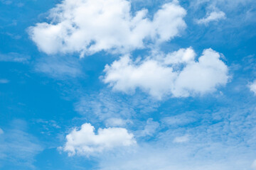 Fototapeta premium beautiful blue sky with clouds background