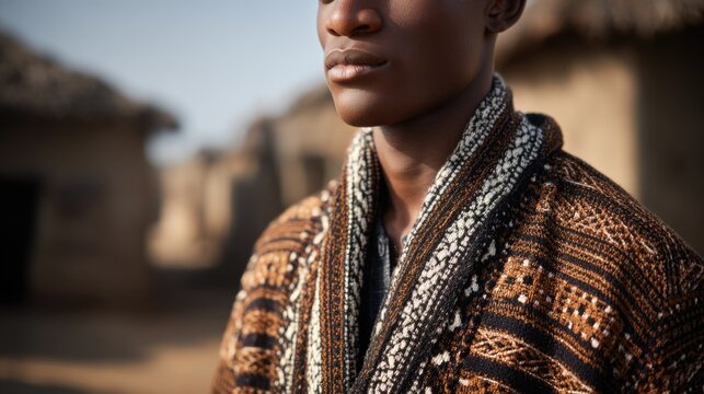 Bogolan Mud Cloth Fashion in Mali Desert
