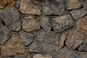 Natural stone wall background texture for photography