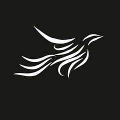 bird ornament tattoo design