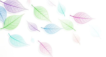 seamless pattern with green leaves
