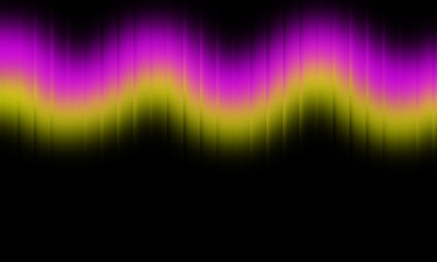 Abstract Aurora Borealis Background Design with Vibrant Purple and Yellow Colors Creating an Energetic and Modern Effect