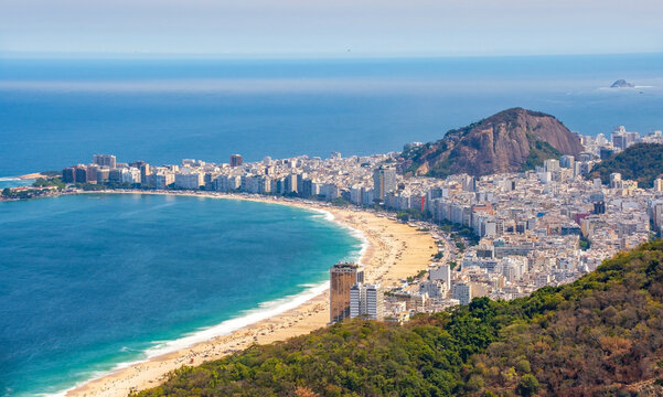 Copacabana, Christusstatue, Zuckerhut,  Rio de Janeiro, Brasilien   