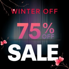 75% off Fashion Discount Flyer