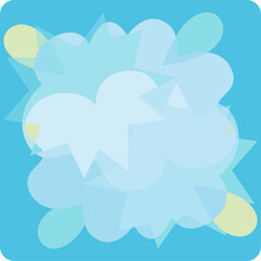 사각 말풍선 배경 바탕