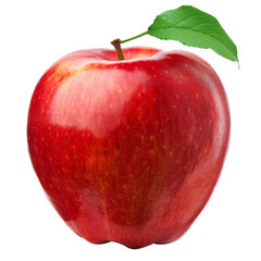 red apple isolated