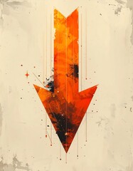 Abstract arrow graphic