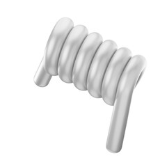 3D Vape Charging Cable Icon - E-Cigarette Power Cord